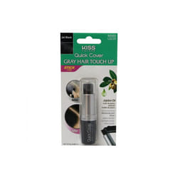 Quick and Easy Hair Color: Kiss Quick Cover Jet Black Color Stick LGC01
