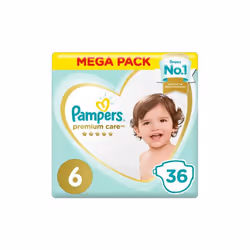 Babies formula Pampers Premium Care Size 6 +15 kg Jumbo Pack: Superior comfort and protection