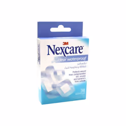 3M Nexcare Clear Waterproof Assorted Bandages Waterproof Bandages 30's