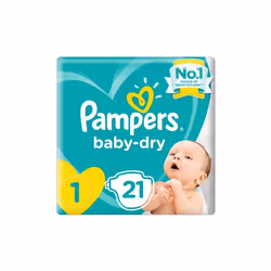 Keep Your Newborn Dry with Pampers New Baby Dry New Born 1 2-5 kg 21's