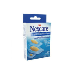 Waterproof First Aid Essential: 3M Nexcare Waterproof Assorted Bandages 30's