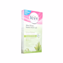 Veet Dry Skin Wax Strips 20's Smooth Hair Removal Solution for Dry Skin (20's)