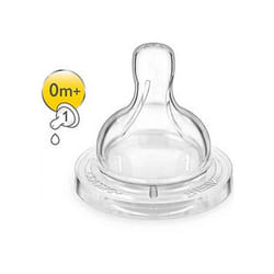 Philips Avent Silicone Teats 1 Hole 2's SCF631/27