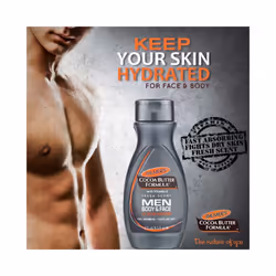 Palmer's Cocoa Butter Formula with Vitamin E Body & Face Lotion for Men 250 mL | Moisturizing, Nourishing Lotion for Smooth, Healthy Skin