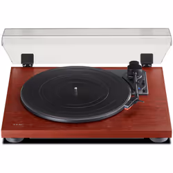 TEAC TN-180BT Belt-drive audio turntable Black, Cherry (fruit) Semi Automatic