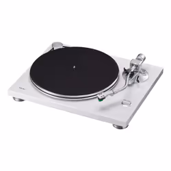 TEAC TN-3B-A, Belt-drive audio turntable, Manual, White, Aluminium, 33 1/3,45 RPM, DC motor