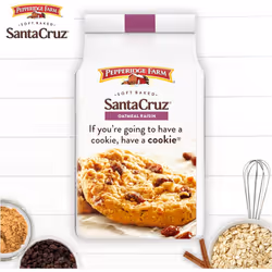 Pepperidge Farm Soft Baked Santa Cruz Oatmeal Raisin Cookies - 8.6oz