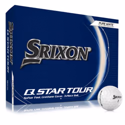 Srixon, New Q-Star Tour 5 2024 - Dozen Golf Balls - Soft Feel, Spin, Performance and Power - 3 Pieces - Urethane - Premium Go ...
