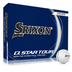 Srixon, New Q-Star Tour 5 2024 - Dozen Golf Balls - Soft Feel, Spin, Performance and Power - 3 Pieces - Urethane - Premium Golf Accessories and Golf