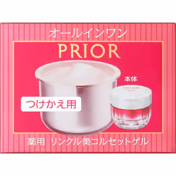 Shiseido Prior Medicated Wrinkle Beauty Corset Gel (refill) 90g (quasi-drug) Creams After Washing Your Face, Take The Equival ...