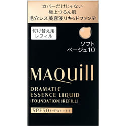 Shiseido Maquillage Maquillage Dramatic Essence Liquid (refill) Soft Beige 10 25ml Foundation (liquid, Gel, Cream) After Conditioning The S