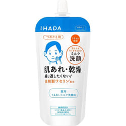 Shiseido Ihada Medicated Moist Milk Face Cleanser (refill) 120ml (quasi-drug) To Use] -take 2 Times The Amount From The Dispenser In The Palm Of Your