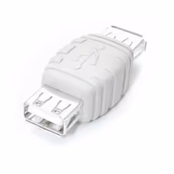 USB A Gender Changer - F/F - USB gender changer - USB (F) to USB (F) - GCUSBAAFF,White