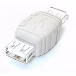 USB A Gender Changer - F/F - USB gender changer - USB (F) to USB (F) - GCUSBAAFF,White