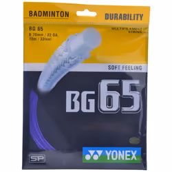 Yonex Badminton Strings Bg 65 0.70Mm (Black)