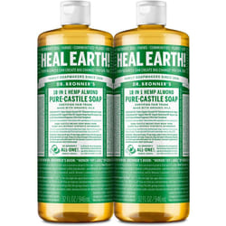 Dr Bronner's Organic Almond Castile Liquid Soap, 946 ml - Pack of 2