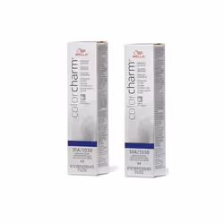 10A/1030 Palest Ash Blonde Wella Color Charm Permanent Gel - 10 - Pack of 2