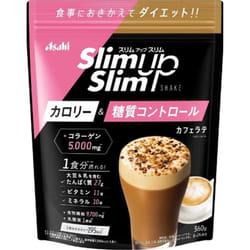 Asahi Slim Up Slim Shake Cafe Latte 360g Drinks &amp; Shakes Meal replacements Drinks &amp; Shakes
