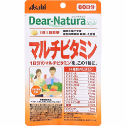 Asahi Dear-Natura Style Multivitamin 60 capsules Comprehensive vitamins Vitamins Comprehensive vitamins