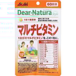 Asahi Dear-Natura Style Multivitamin 60 capsules Comprehensive vitamins Vitamins Comprehensive vitamins