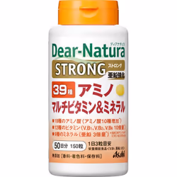 Asahi Dear-Natura Strong 39 Amino Multi Vitamins & Minerals 150 capsules Comprehensive vitamins Comprehensive vitamins