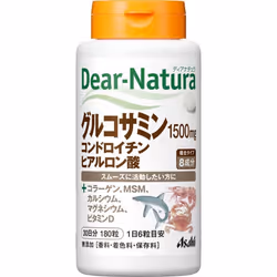 Asahi Dear-Natura Glucosamine, Chondroitin, Hyaluronic Acid 180 capsules (30 days) Joint/knee improvement Glucosamine