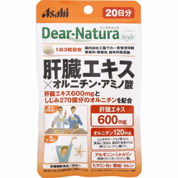 Asahi Dear-natsra Style Liver Extract X Ornithine & Amino Acid 60 Capsules Other (check Locks, Tongue Cleaners, Etc.) Herbs ( ...