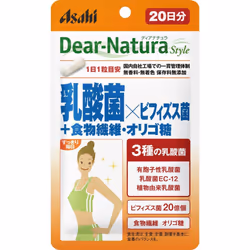 Asahi Dear-Natura Style Lactobacillus x Bifidobacterium bifidum + Dietary fiber and oligosaccharide 20 capsules Other (check ...