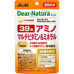 Asahi Dear-Natura Style 39 amino multivitamin-mineral 60 capsules (20-day supply) Comprehensive vitamins Vitamins Comprehensive vitamins