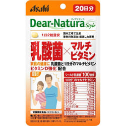 Asahi Dear-Natura Style Lactobacillus x Multivitamin 40 capsules (20 days) Comprehensive vitamins Vitamins Comprehensive vitamins