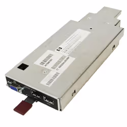 HPE BLc3000 KVM Option, Rack mounting, 1U, Black, Metallic