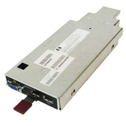 HPE BLc3000 KVM Option KVM switch Rack mounting Black, Metallic