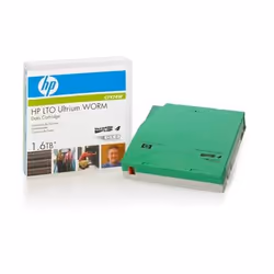 HPE LTO4 Ultrium 1.6TB WORM, Blank data tape, LTO, 1.6 TB, 1000000 pass(es), Green, 1.26 cm