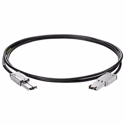 HPE External Mini SAS 1m, 1 m, 1 x 26-pin SFF-8088, 1 x 26-pin SFF-8088, Male/Male, Black