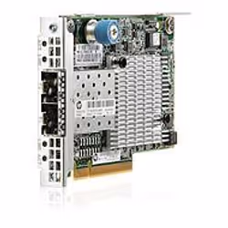 HPE FlexFabric 10Gb 2P 554FLR-SFP+, Internal, Wired, PCI Express, Ethernet, 40000 Mbit/s, Green, Grey