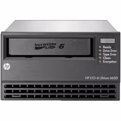 HPE StoreEver LTO-6 Ultrium 6650, Storage drive, Tape Cartridge, Serial Attached SCSI (SAS), 2.5:1, LTO, Black