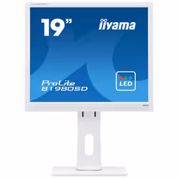 iiyama ProLite B1980SD-W1, 48.3 cm (19"), 1280 x 1024 pixels, LED, LED, 5 ms, White