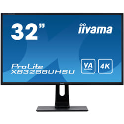 iiyama ProLite XB3288UHSU-B1 LED display 80 cm (31.5") 3840 x 2160 pixels 4K Ultra HD Black