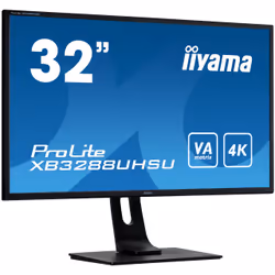iiyama ProLite XB3288UHSU-B1 LED display 80 cm (31.5") 3840 x 2160 pixels 4K Ultra HD Black