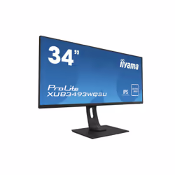 iiyama ProLite XUB3493WQSU-B1, 86.4 cm (34"), 3440 x 1440 pixels, UltraWide Quad HD, LED, 4 ms, Black