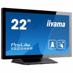 iiyama ProLite T2234AS-B1 computer monitor 54.6 cm (21.5") 1920 x 1080 pixels Full HD Touchscreen Multi-user Black