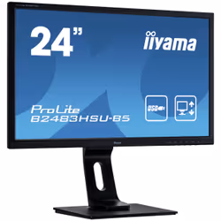 iiyama ProLite B2483HSU-B5 computer monitor 61 cm (24") 1920 x 1080 pixels Full HD LED Black