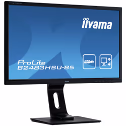 iiyama ProLite B2483HSU-B5 computer monitor 61 cm (24") 1920 x 1080 pixels Full HD LED Black