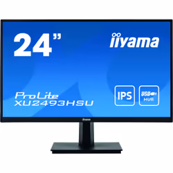 iiyama ProLite XU2493HSU-B1, 60.5 cm (23.8"), 1920 x 1080 pixels, Full HD, LED, 4 ms, Black