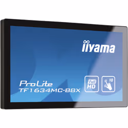 iiyama ProLite TF1634MC-B8X computer monitor 39.6 cm (15.6") 1920 x 1080 pixels Full HD LED Touchscreen Multi-user Black - Additional view 4