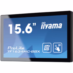 iiyama ProLite TF1634MC-B8X computer monitor 39.6 cm (15.6") 1920 x 1080 pixels Full HD LED Touchscreen Multi-user Black - Additional view 5