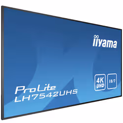 iiyama PROLITE LH7542UHS-B3 Monitor 75 inch 4K UHD IPS 500 cd/m² 18/7 Android Black - Additional view 6