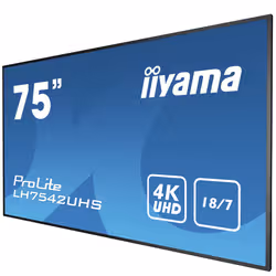 iiyama PROLITE LH7542UHS-B3 Monitor 75 inch 4K UHD IPS 500 cd/m² 18/7 Android Black - Additional view 7