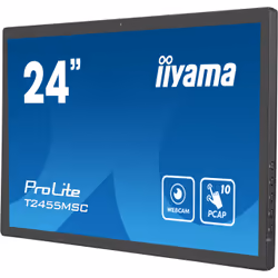 iiyama T2455MSC-B1 Signage Display Digital signage flat panel 61 cm (24") LED 400 cd/m² Full HD Black Touchscreen - Additional view 5