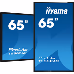 iiyama T6562AS-B1 Signage Display Interactive flat panel 163.8 cm (64.5") IPS 500 cd/m² 4K Ultra HD Black Touchscreen Built-in processor Android 8.0 24/7 - Additional view 4